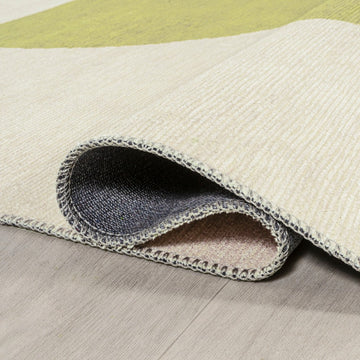 Luola Minimalist Geometric Machine-washable Area Rug